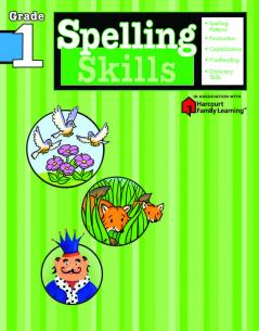 Spelling Skills: Grade 1 (Flash Kids Harcourt Family Learning)