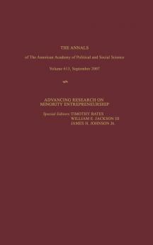 Advancing Research on Minority Entrepreneurship