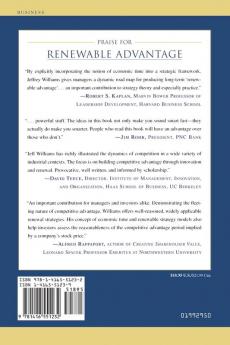 Renewable Advantage: Crafting Strategy Through Economic Time