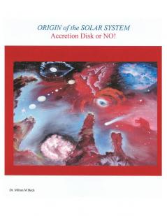 Origin of the Solar System