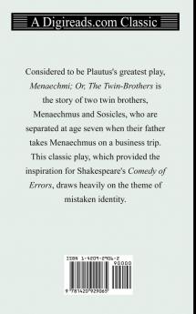 Menaechmi; Or The Twin-Brothers