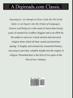 Anacalypsis (Volume 1 of 2 Part 1 of 2)