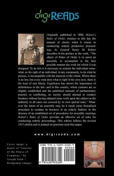 Robert's Rules of Order (Revised for Deliberative Assemblies)