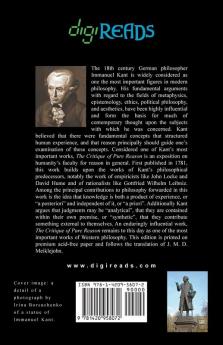 The Critique of Pure Reason