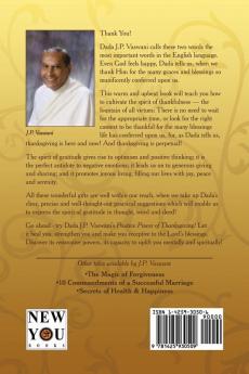 Positive Power Of Thanksgiving
