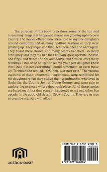 More Brown County Stories: Some Other Personal Recollections