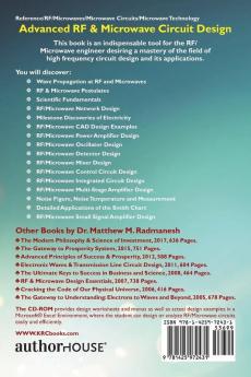 Advanced Rf & Microwave Circuit Design (Updated & Modernized Edition - June 2018)