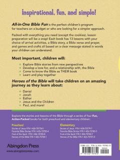 Heroes of the Bible: Heroes of the Bible Elementary (All in One Bible Fun)