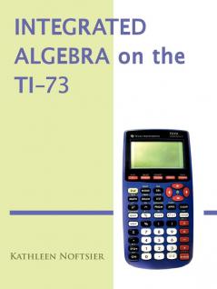 Integrated Algebra on the TI-73 presents a graphing calculator workbook with exercises designed to be completed with the TI-73 graphing calculator. Many can also be completed with the TI-83+/TI-84+ graphing calculator.. Intended to serve as a guide for students preparing for the New York State Integrated Algebra Regents Exam, this textbook also.  gives alternate strategies for solving math problems that you already learned how to solve or calculate in integrated algebra class; provides extra practice on regents-type questions; demonstrates how to work around quirks in the programming of the calculator; teaches developing skills needed for the Geometry and Algebra 2/Trigonometry exams, as well as college calculus and statistics courses.. Some of topics covered go beyond the scope of the Integrated Algebra exam in order to accommodate use as a text as a mathematics elective. These can be omitted if the workbook is used as a supplement to a course leading to the Integrated Algebra regents. . Prepare for the exam, learn your graphing calculator more thoroughly, and improve your knowledge of integrated algebra with Integrated Algebra on the TI-73.