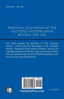 Initiations of the Aquarian Masters