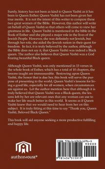 Queen Vashti Beloved Black Queen: Her Ten Lessons to All Women for Living a Fulfilling Purposeful and Happy Life