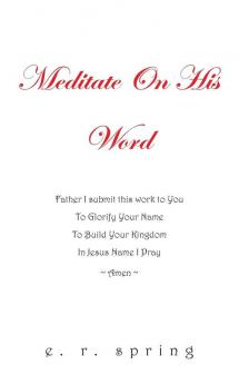 Meditate On His Word