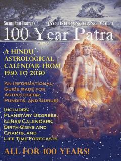 100 Year Patra (Panchang): Vedic Science - Astrological Calendar from 1930-2030