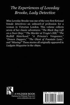 The Experiences of Loveday Brooke Lady Detective