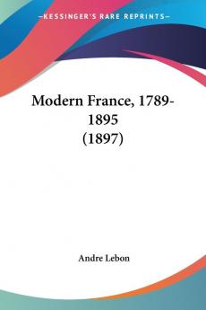 Modern France 1789-1895