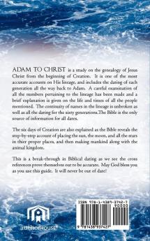 Adam to Christ
