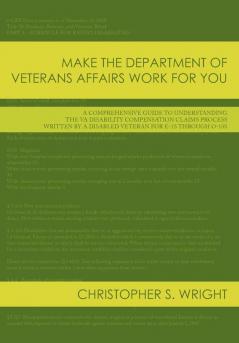 Make the Department of Veterans Affairs Work for You