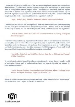 112 Ways to Succeed in Any Negotiation or Mediation