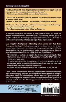 Lean Supplier Development