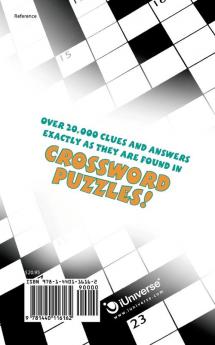 Odd Words for Crosswords and People in Puzzles (Third Edition)