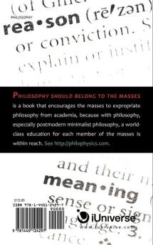 Philosophy Should Belong to the Masses