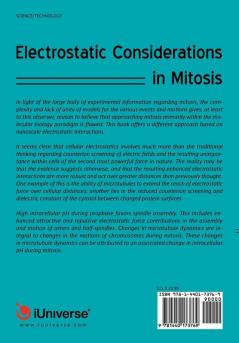 Electrostatic Considerations in Mitosis