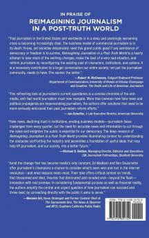 Reimagining Journalism in a Post-Truth World