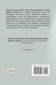 Teach Yourself to Play Chord Piano/Keyboard at Home Without a Teacher