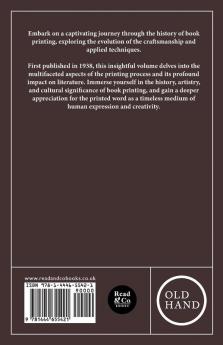 The Printing Of Books