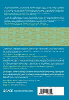 The SAGE Handbook of Marketing Theory