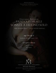 Pandolfi Mealli Sonate per violino op. 3 & op. 4