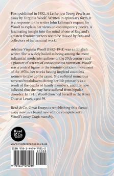 A Letter to a Young Poet: Including the Essay 'Craftsmanship'