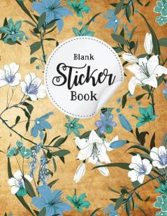Vintage Flower Mothers Day Blank Sticker
