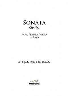 Sonata para flauta viola y arpa Op. 9c