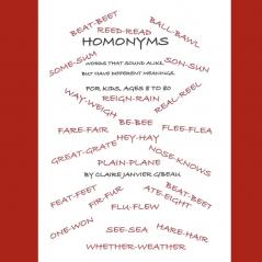 Homonyms