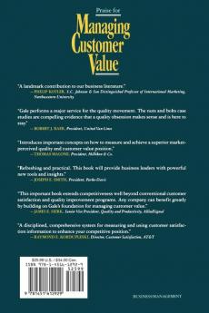 Managing Customer Value
