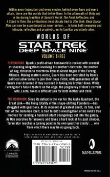 Star Trek: Deep Space Nine: Worlds of Deep Space Nine #3: Dominion and Ferenginar