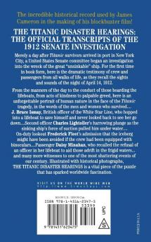 The Titanic Disaster Hearings