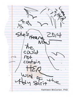 He Could Not Contain Her