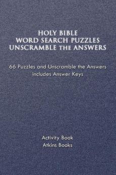 Holy Bible Word Search Puzzles Unscramble the Answers