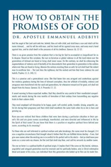 How to Obtain the Promises of God