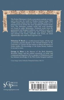 Pocket Gorgias Syriac-English Dictionary (Gorgias Handbooks)