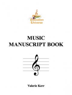 Music Manuscript Book