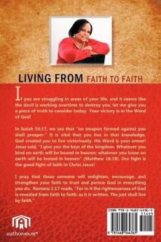 LIVING FROM FAITH TO FAITH