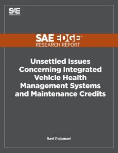 Unsettled Issues Concerning Integrated Vehicle Health Management Systems and Maintenance Credits