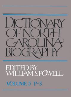 Dictionary of North Carolina Biography