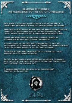 Runes divination - read runes easily and interpret divinations with 3 simple methods and an explanatory guide describing the symbolism of the 24 Nordic runes of the Futhark alphabet - write down your draws and keep track of your predictions