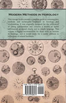 Modern Methods in Horology