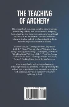 The Teaching of Archery (History of Archery Series)