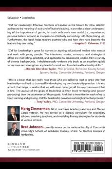 Call for Leadership